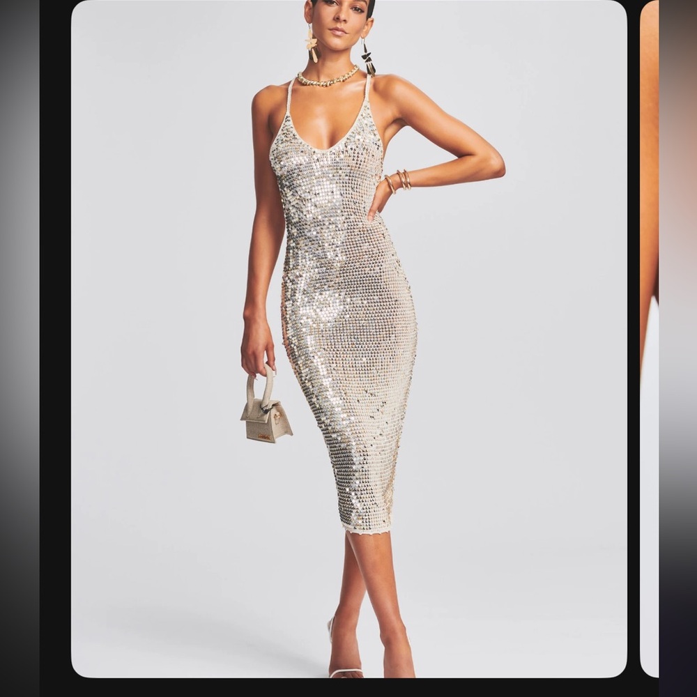 Isabelle Sequin Crochet Dress/ size Xsmall/Small